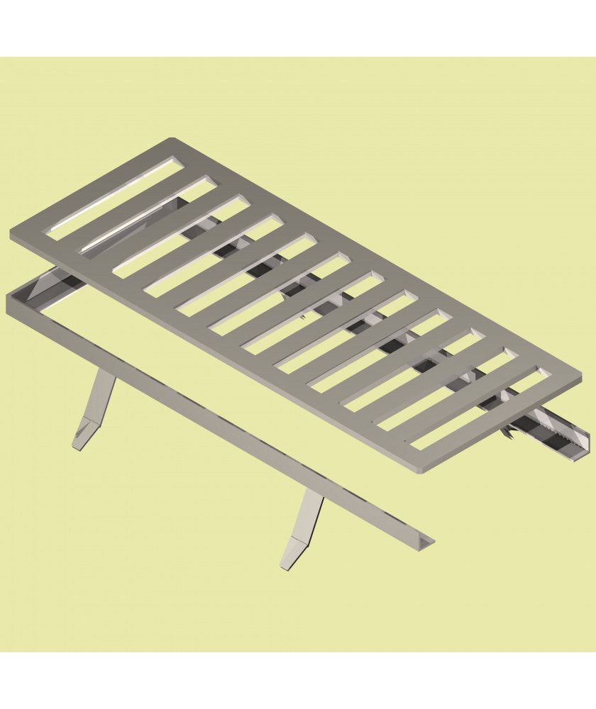 Grilles pour fosse centrale largeur 300mm