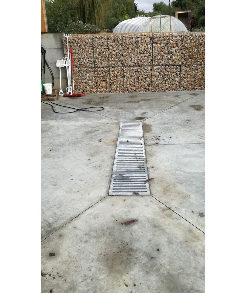 Grilles pour fosse centrale largeur 500mm