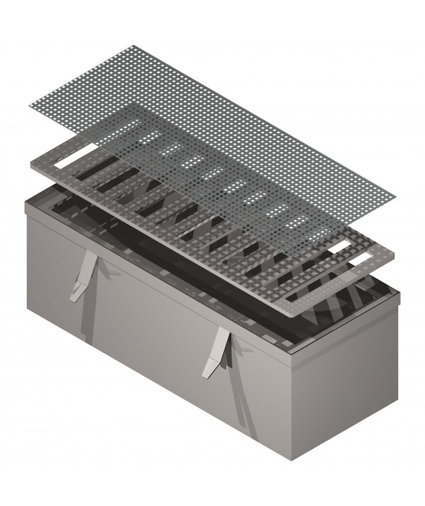 Séparateur de flux Manuel Petit modèle tout inox