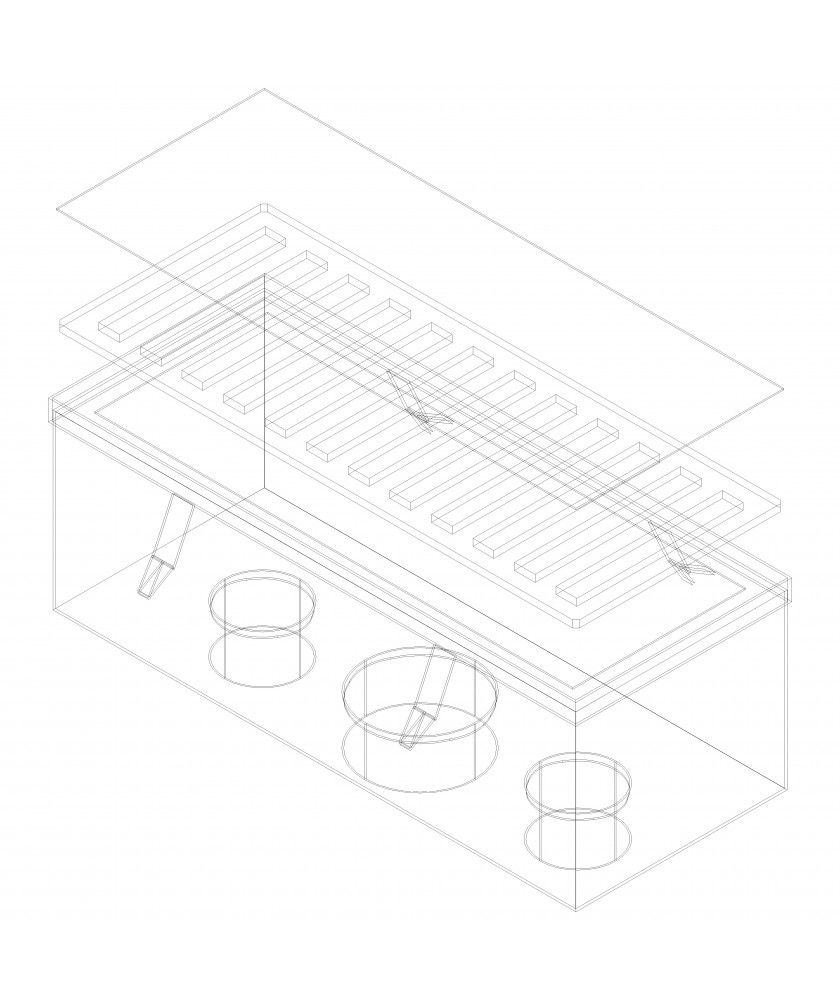 Séparateur de flux Manuel Petit modèle tout inox – Image 2