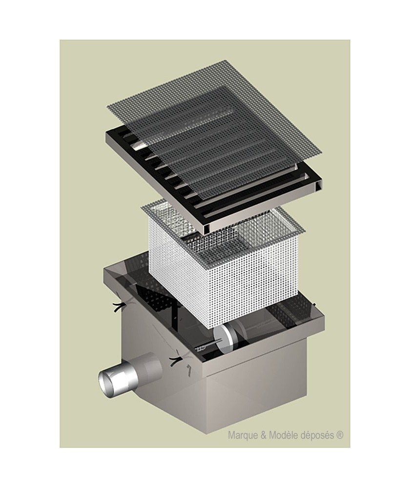 Séparateur de flux dégrilleur Semi automatique